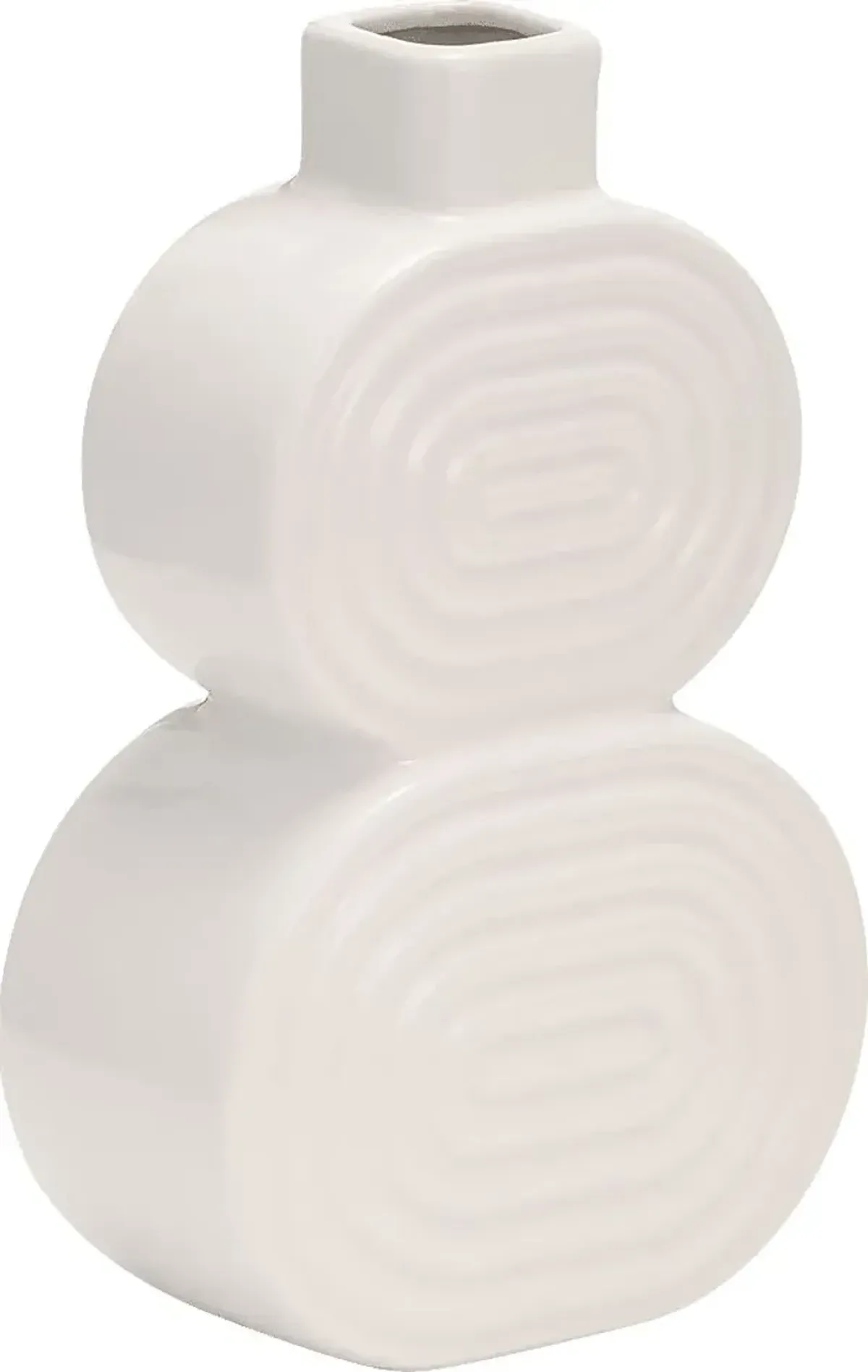 Rustburg White 10 in. Vase