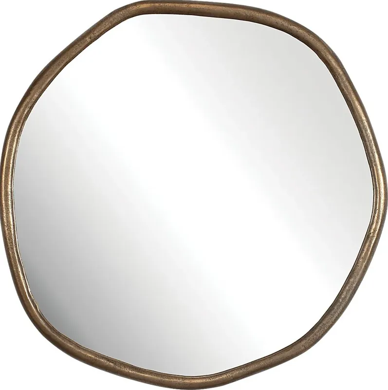 Rirna Brass Indoor/Outdoor Mirror