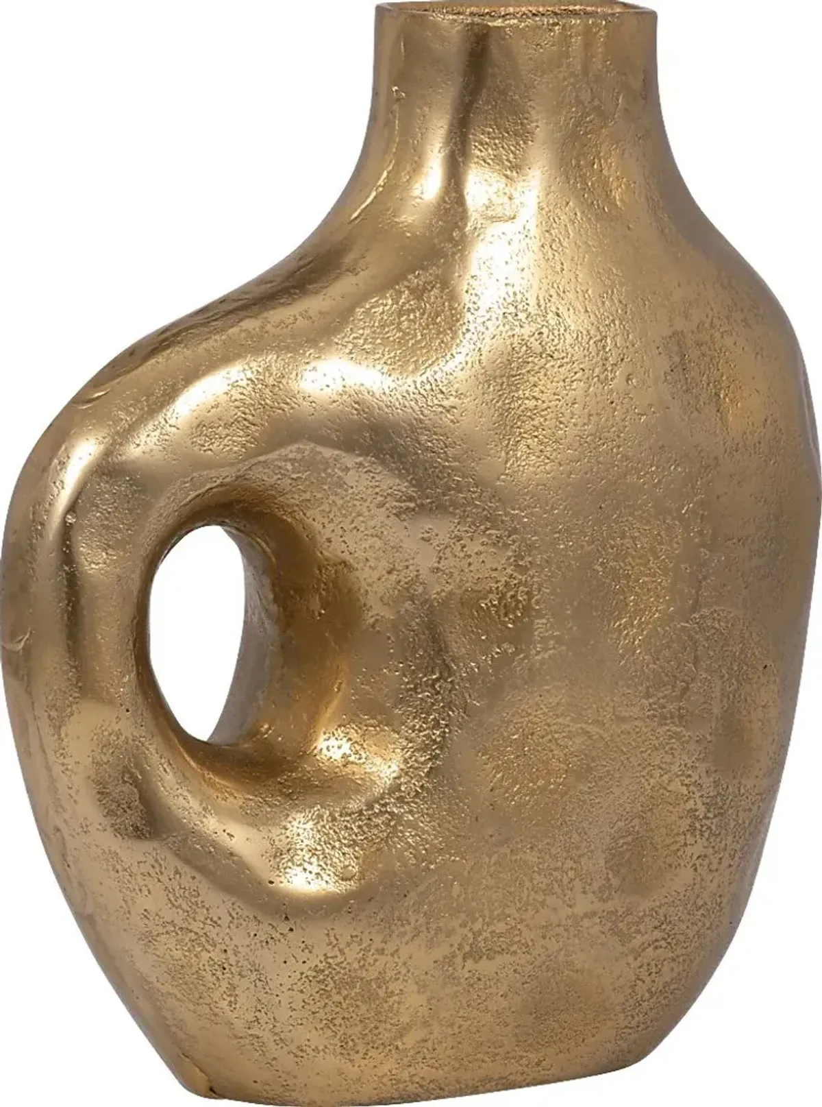 Dovestail Gold 11 in. Vase