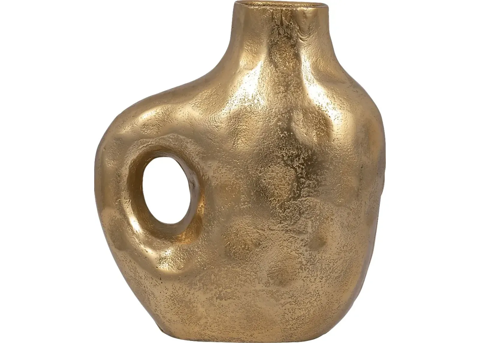 Dovestail Gold 11 in. Vase