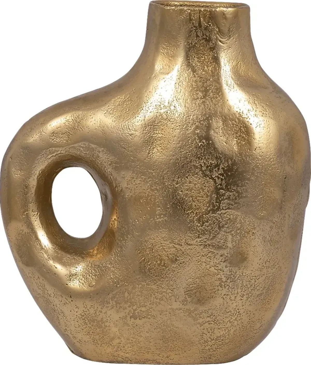 Dovestail Gold 11 in. Vase