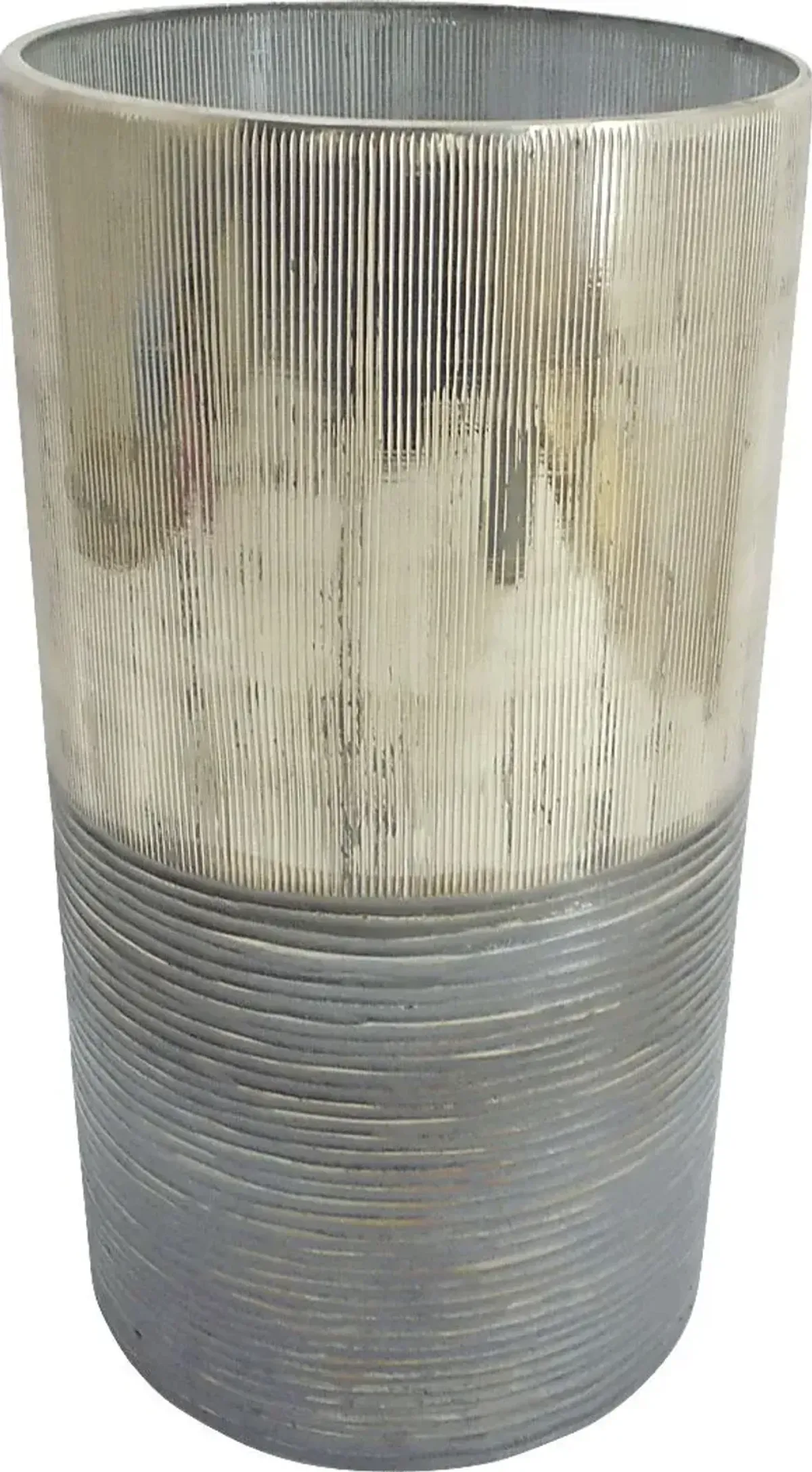 Erobi Gray 13 in. Vase