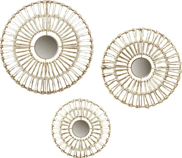 Globelane Natural Wall Decor, Set of 3