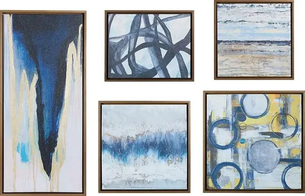 Spicurity Natural Wall Decor, Set of 5