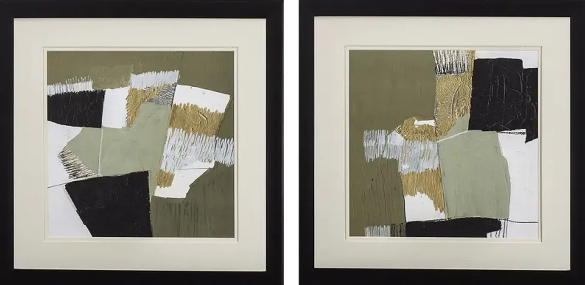 Spacerama Green Artwork, Set of 2