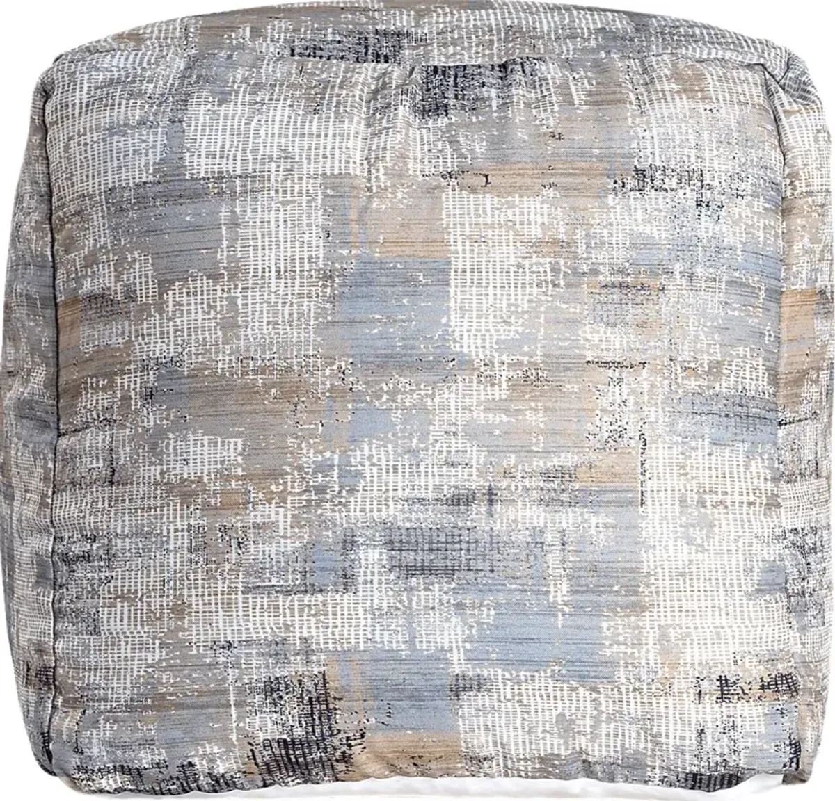 Idrisal Light Blue Pouf