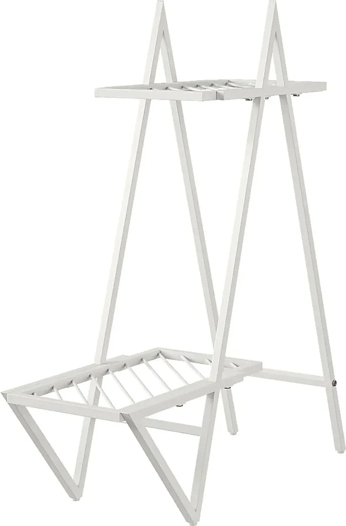 Niangua White Indoor/Outdoor Plant Stand