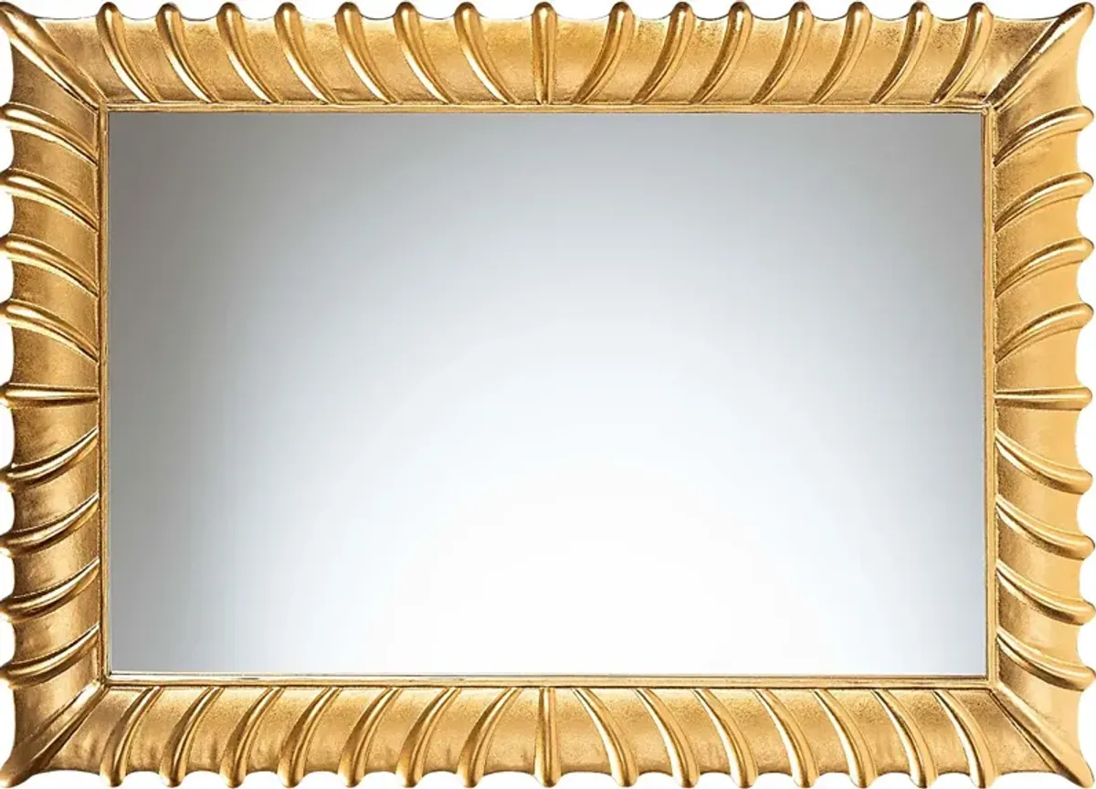 Annesleya Gold Wall Mirror