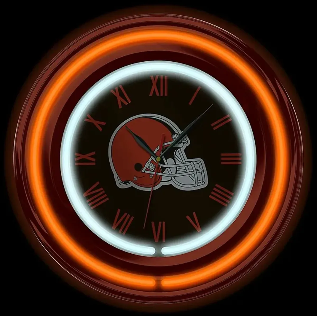 Cleveland Browns Neon Wall Clock