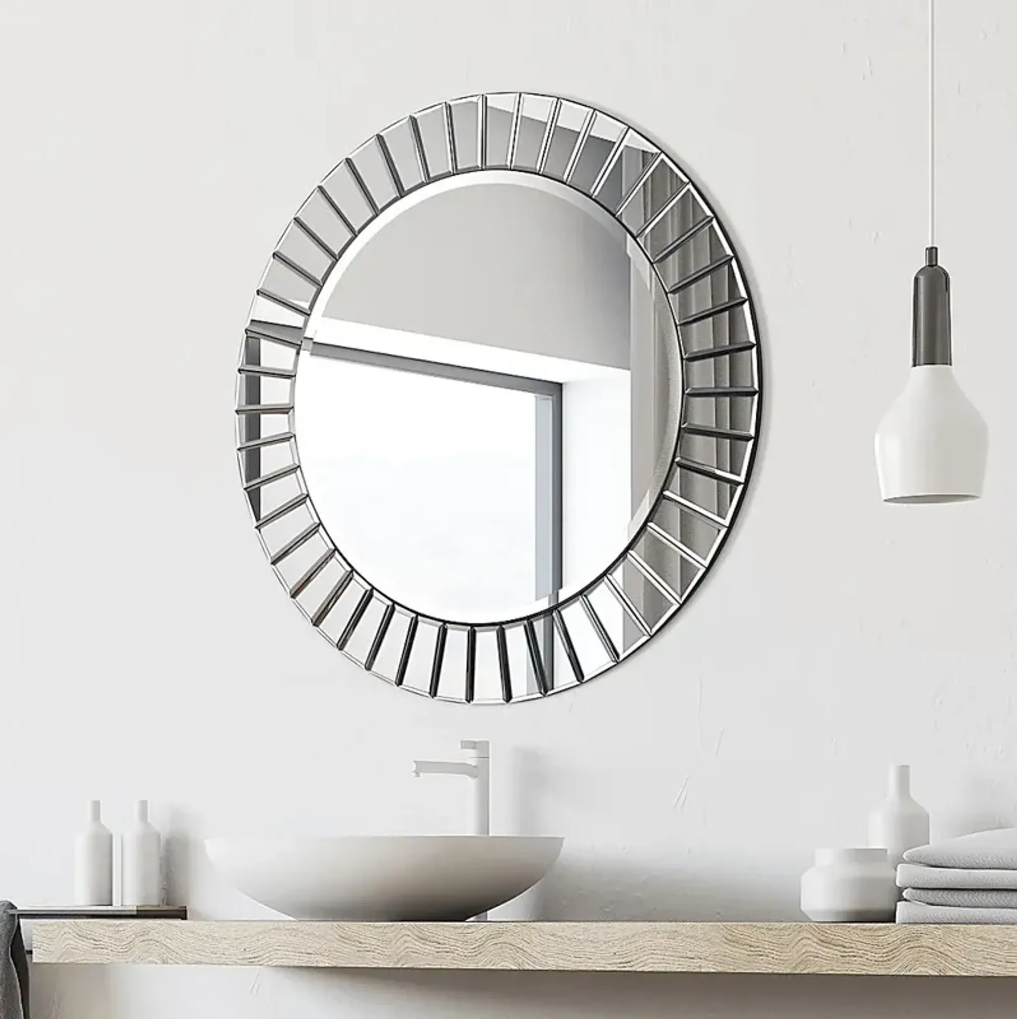 Droukas Translucent Mirror Rooms To Go | Furniture.com