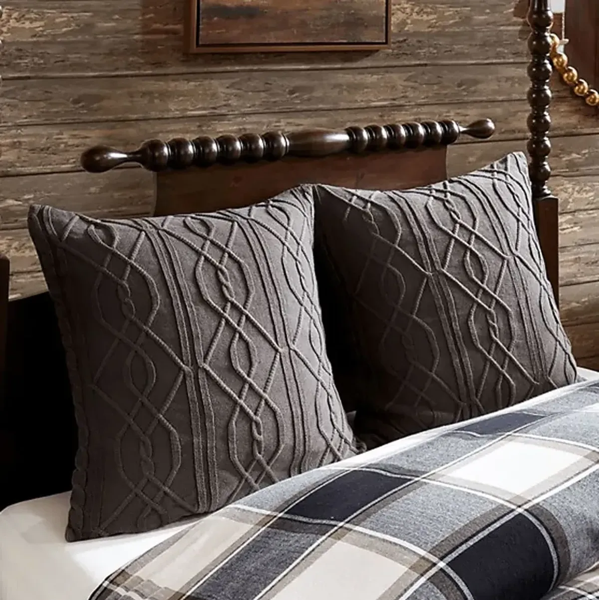 Kyndle Brown Queen Comforter Set