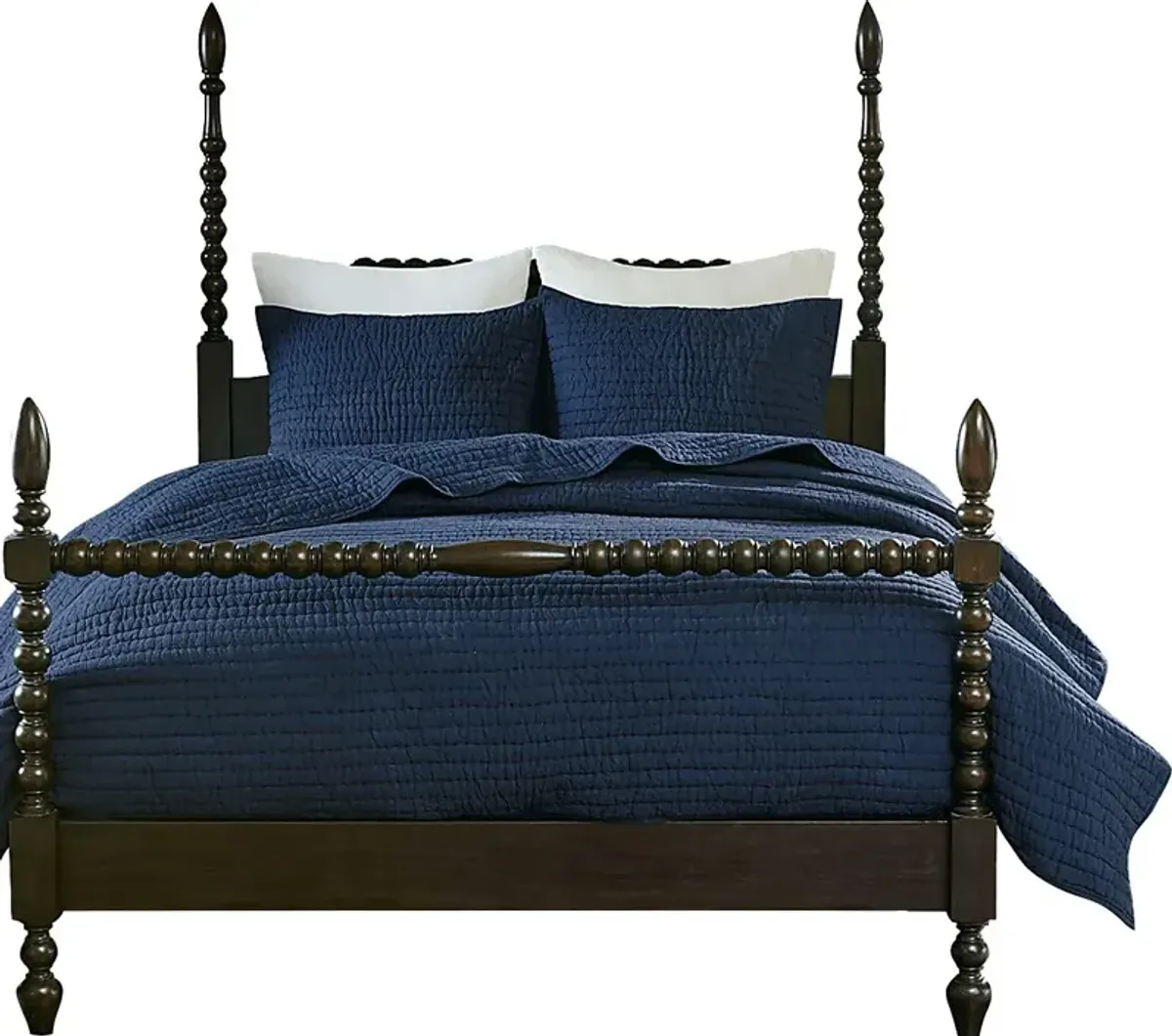 Dariox Blue 3 pc King Quilt Set