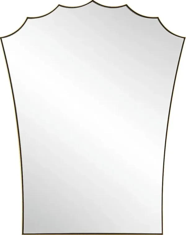 Yayaish Gold Wall Mirror