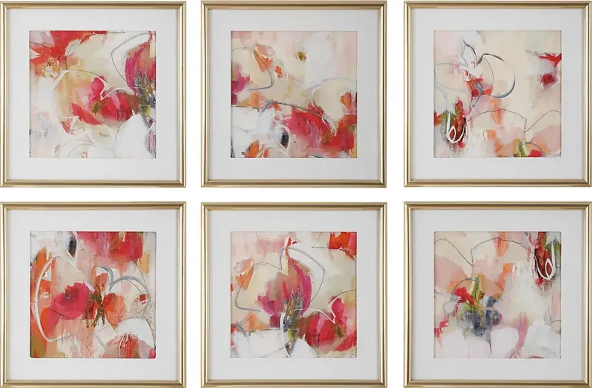 Gleys White Artwork, Set of 6