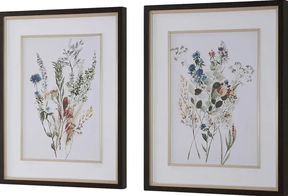 Wixiats Dark Brown Artwork, Set of 2