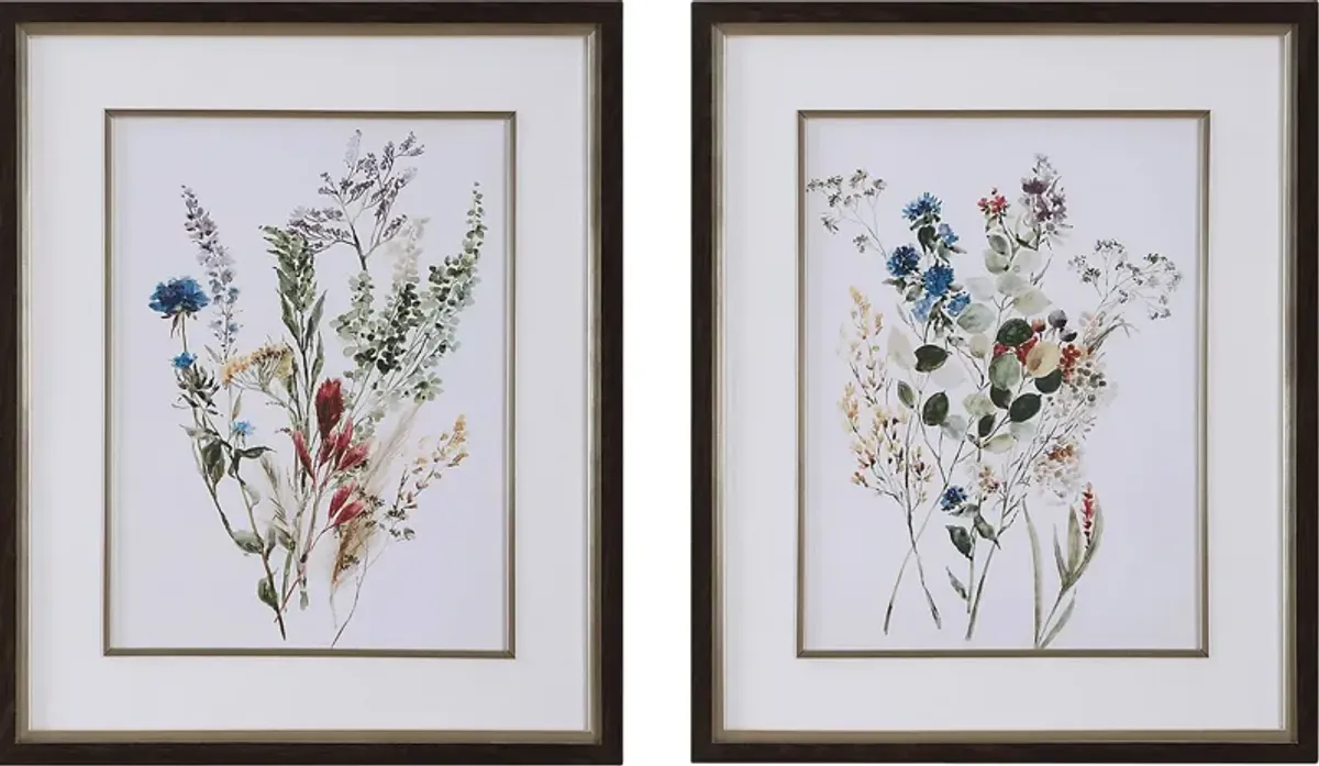 Wixiats Dark Brown Artwork, Set of 2