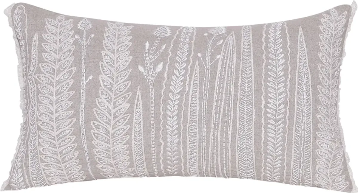 Running Bay Beige Lumbar Pillow