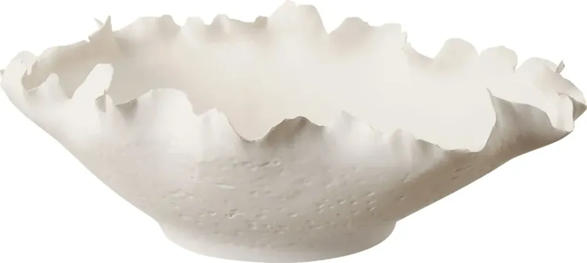 Streics Off White Short Bowl