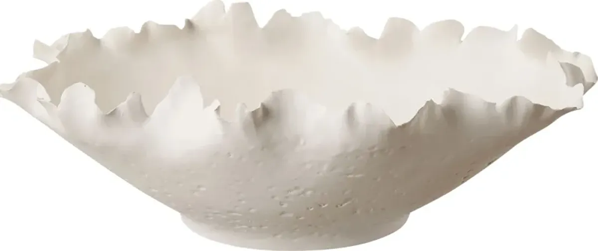 Streics Off White Short Bowl