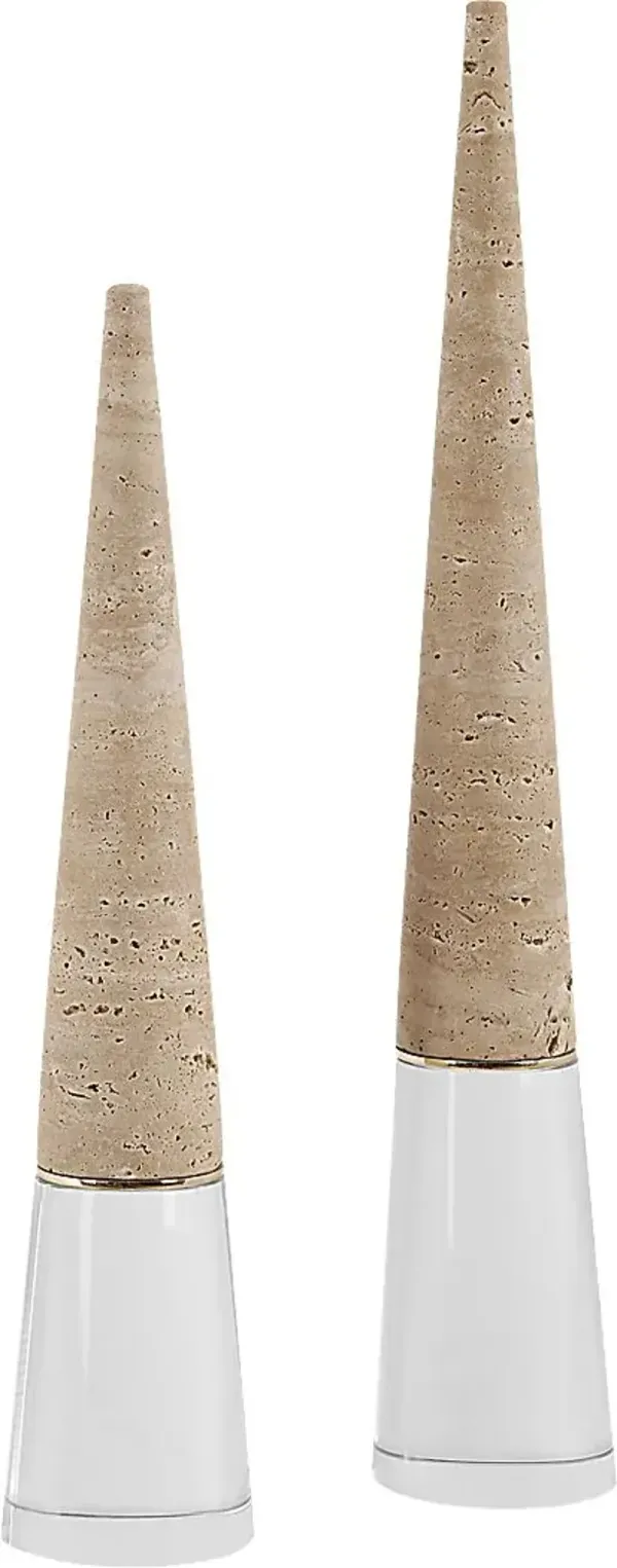 Piuth Brown Sculpture, Set of 2