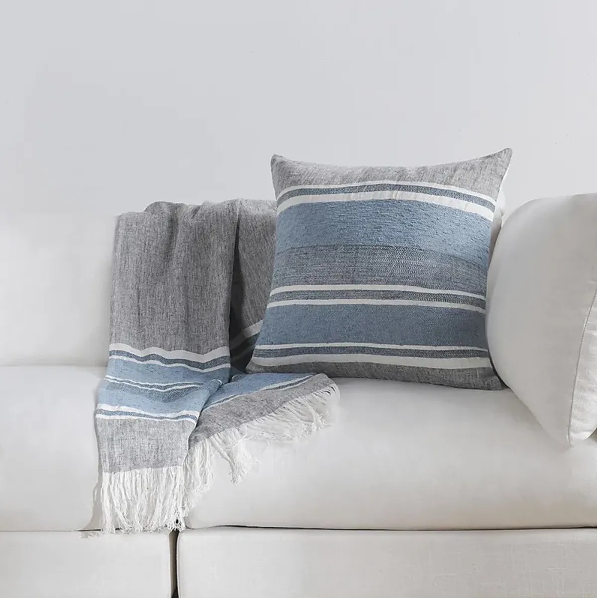 Pattison Blue Accent Pillow