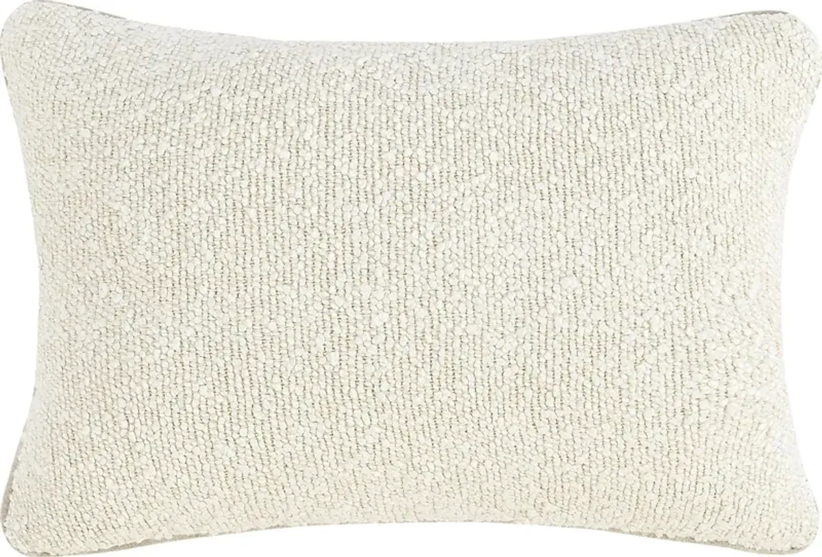 Spencet Ivory Lumbar Pillow