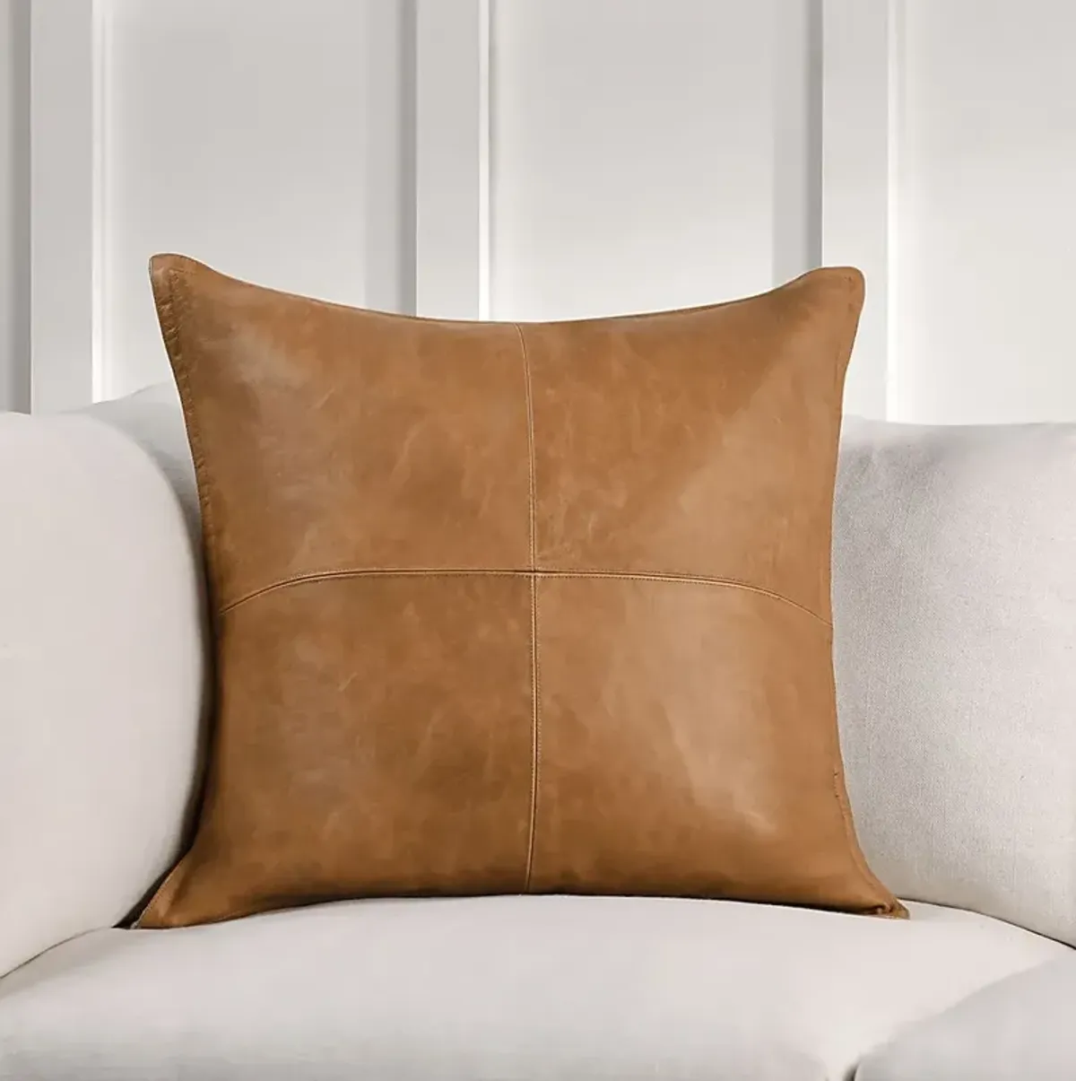 Ezama Camel Accent Pillow
