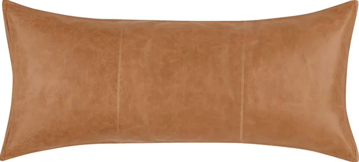 Ezama Camel Bolster Pillow