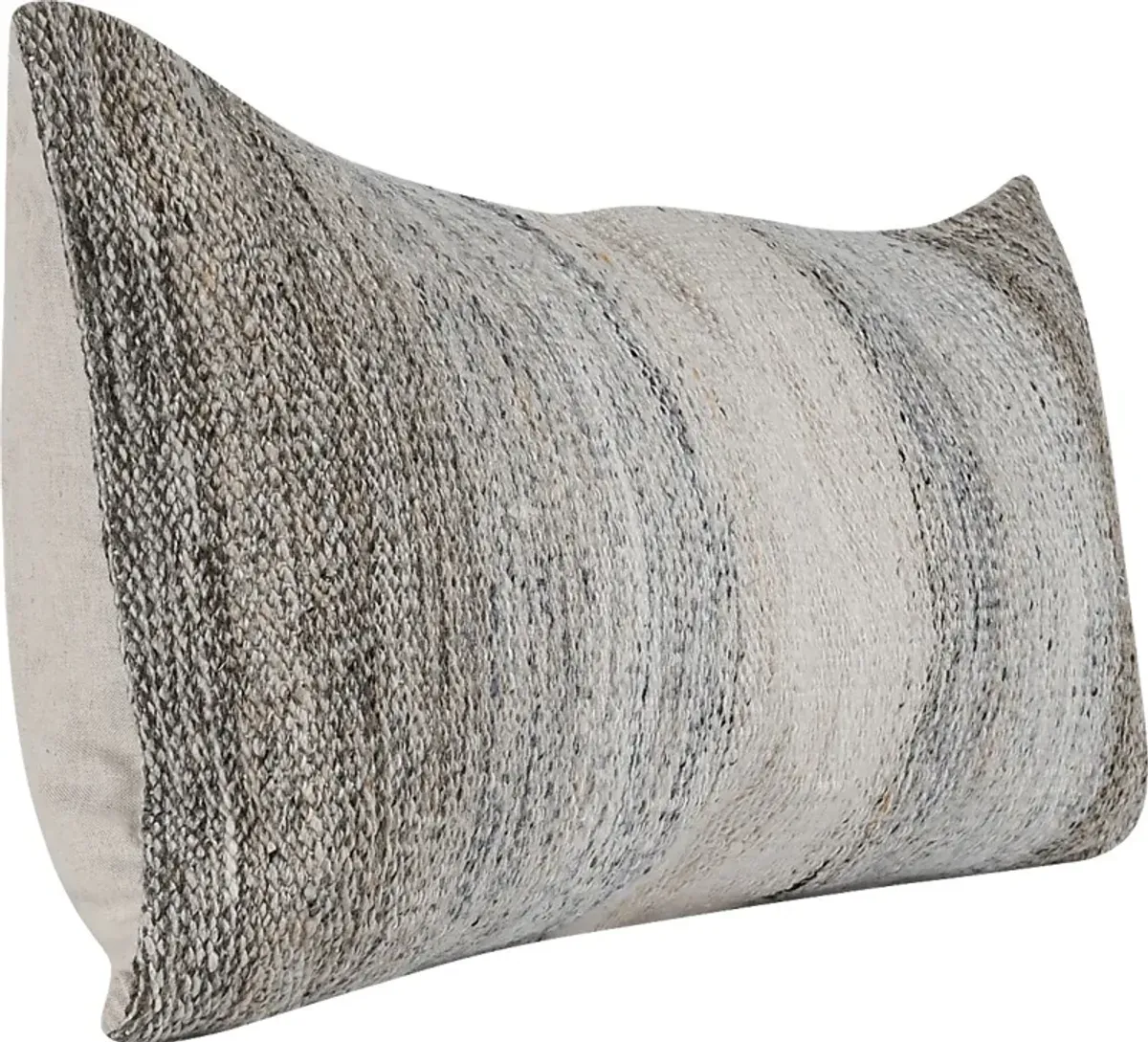 Etarte Gray Lumbar Pillow