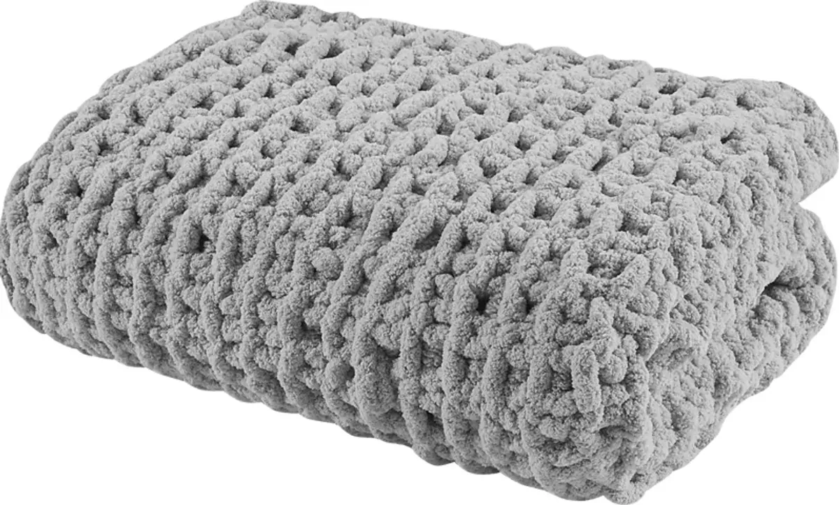 Altstatten Gray Throw Blanket