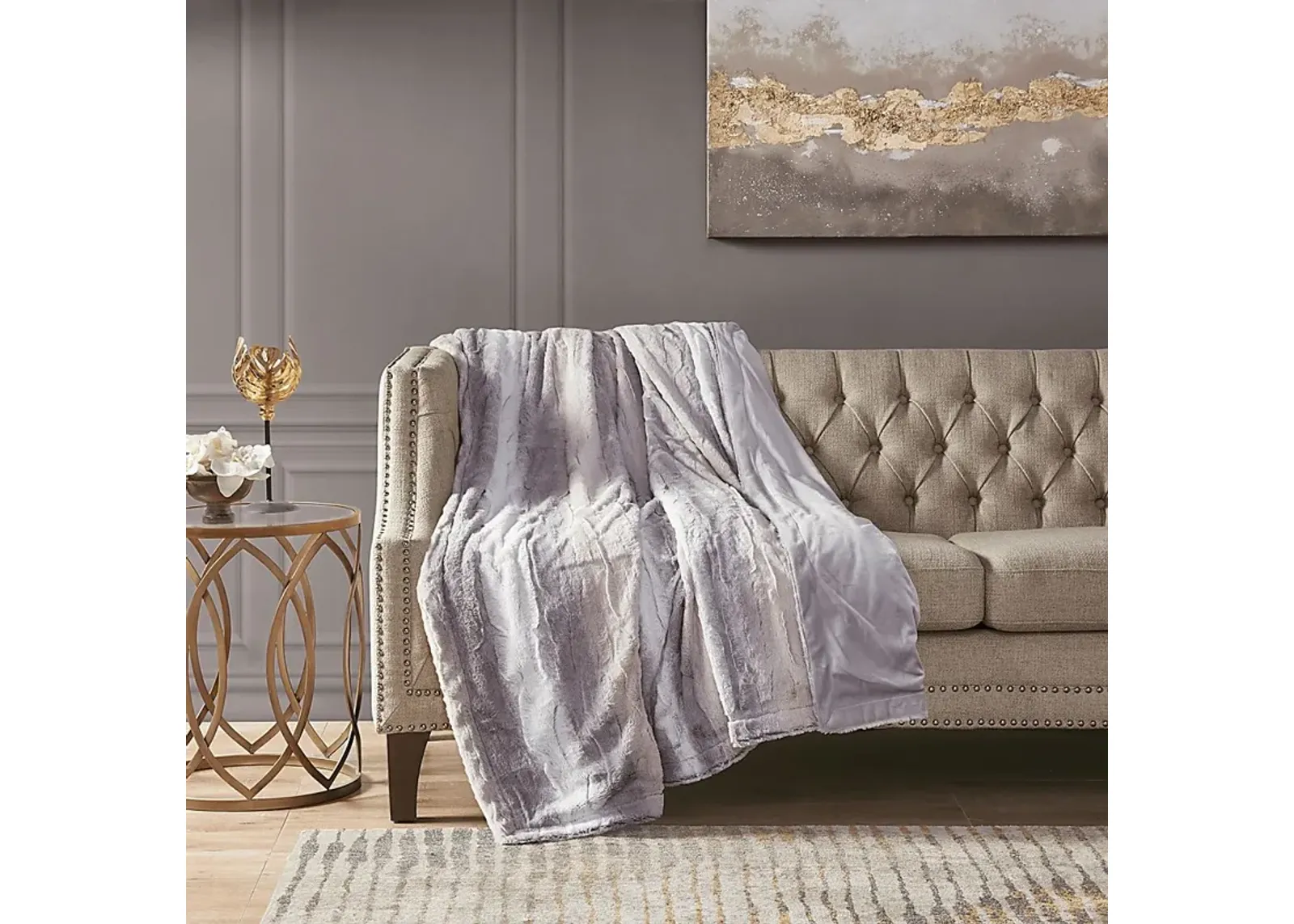 Bregenz Blush Throw Blanket