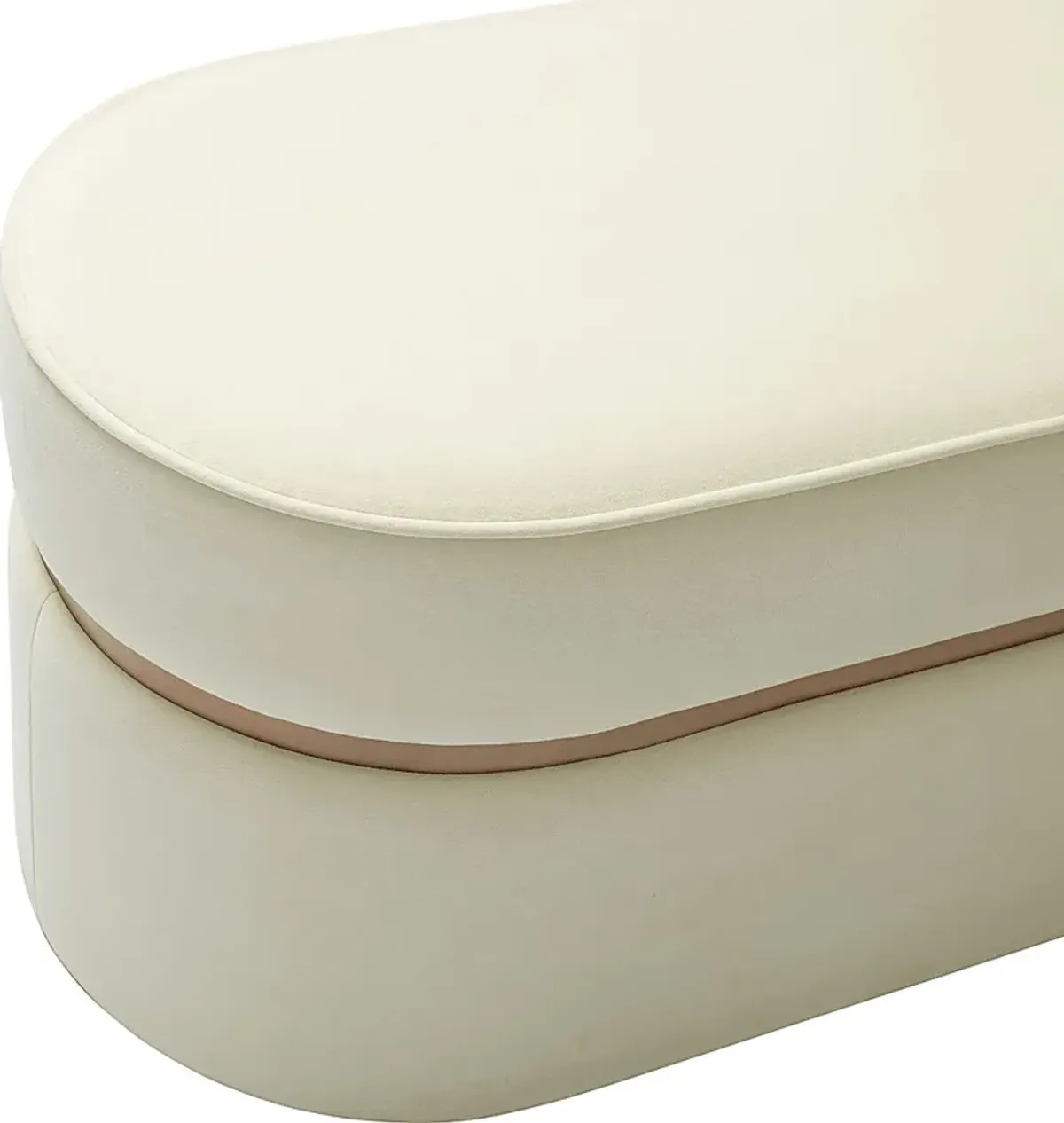 Yoalana Cream Accent Bench