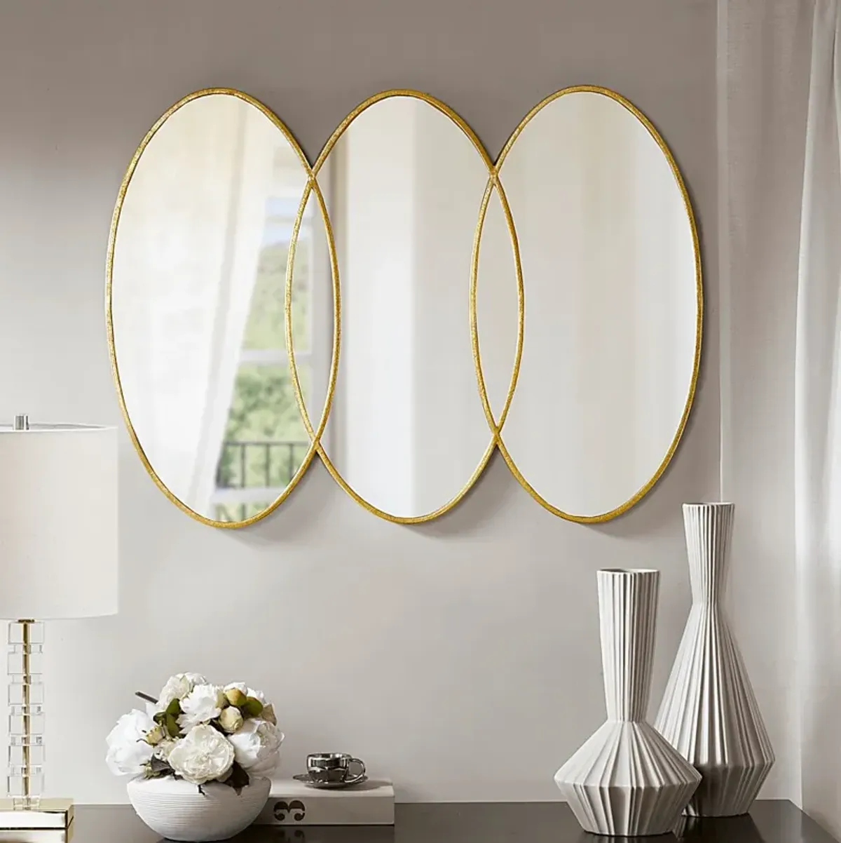 Mazehouse Gold Wall Mirror