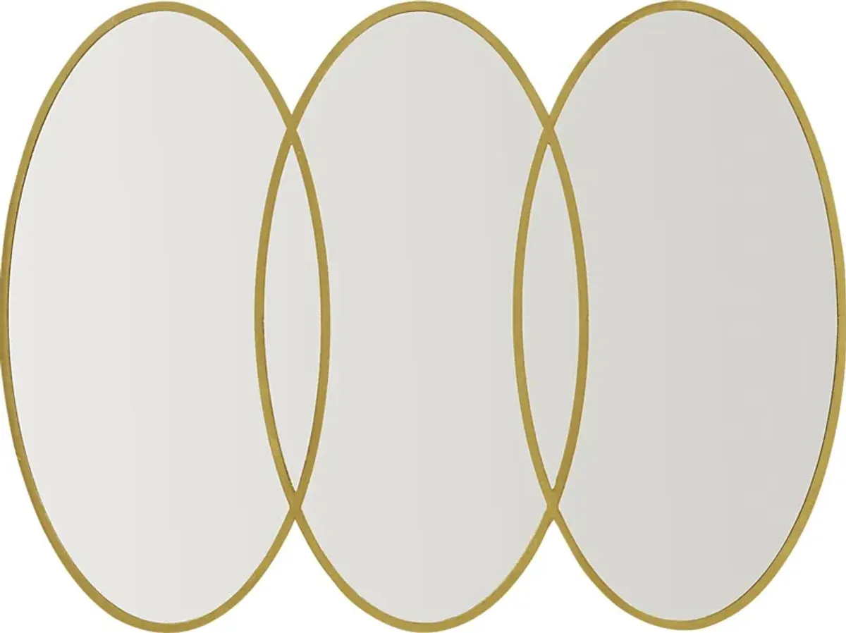 Mazehouse Gold Wall Mirror