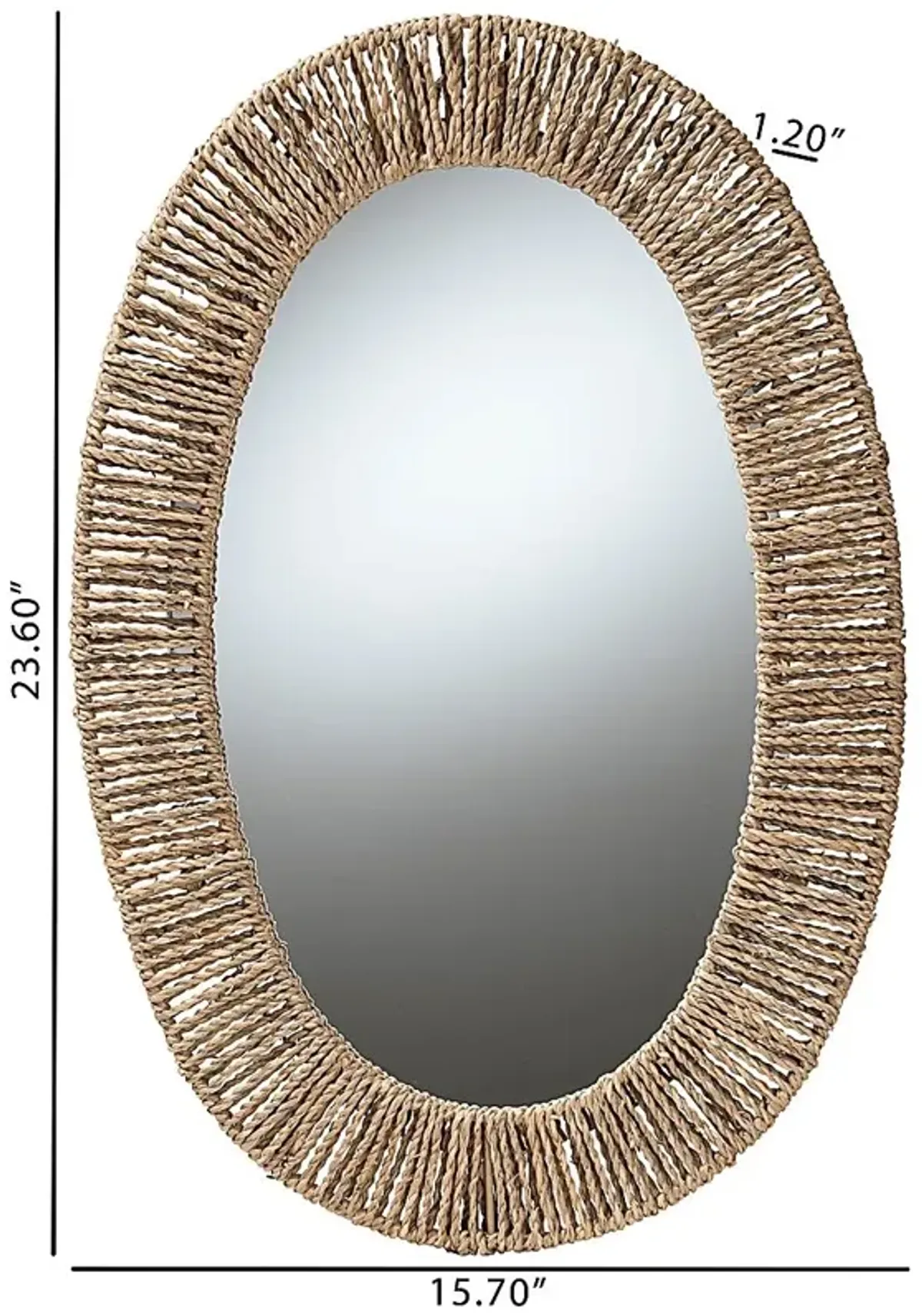 Isgett Brown Mirror