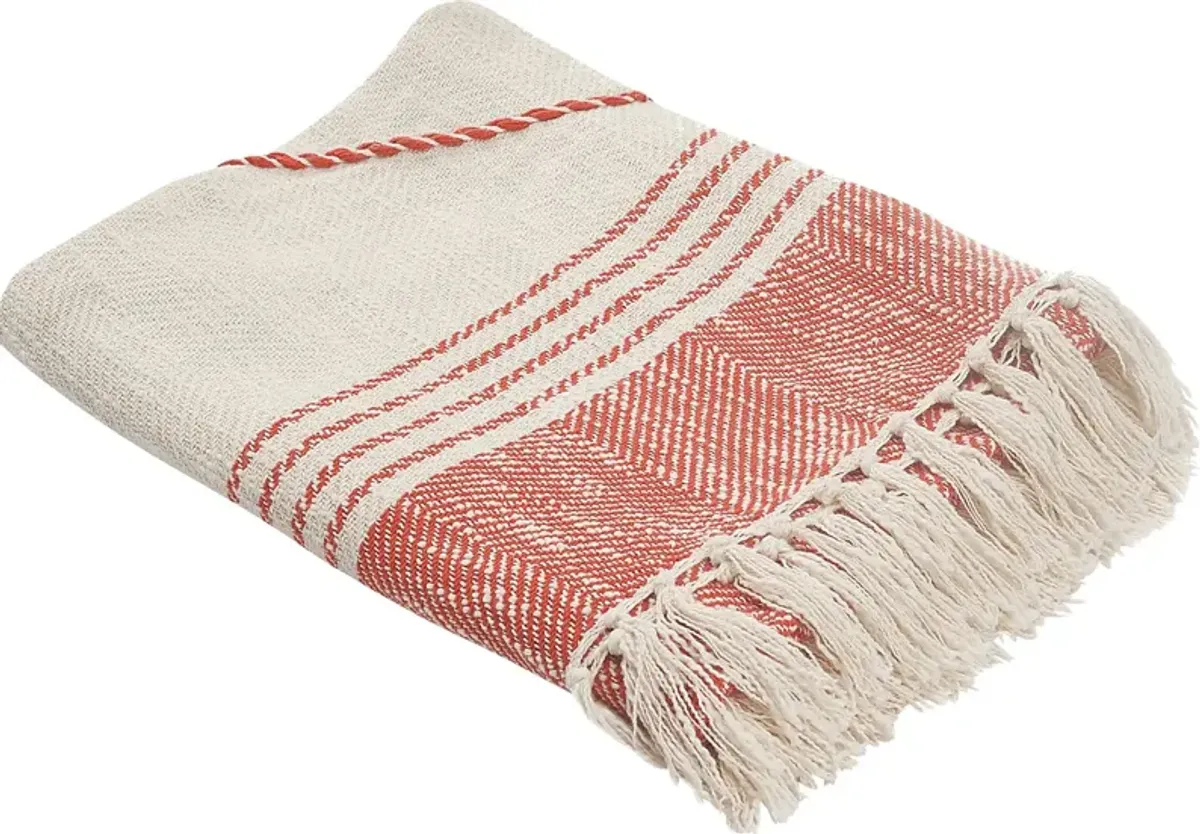 Allico Red Throw Blanket