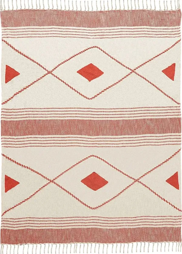 Allico Red Throw Blanket
