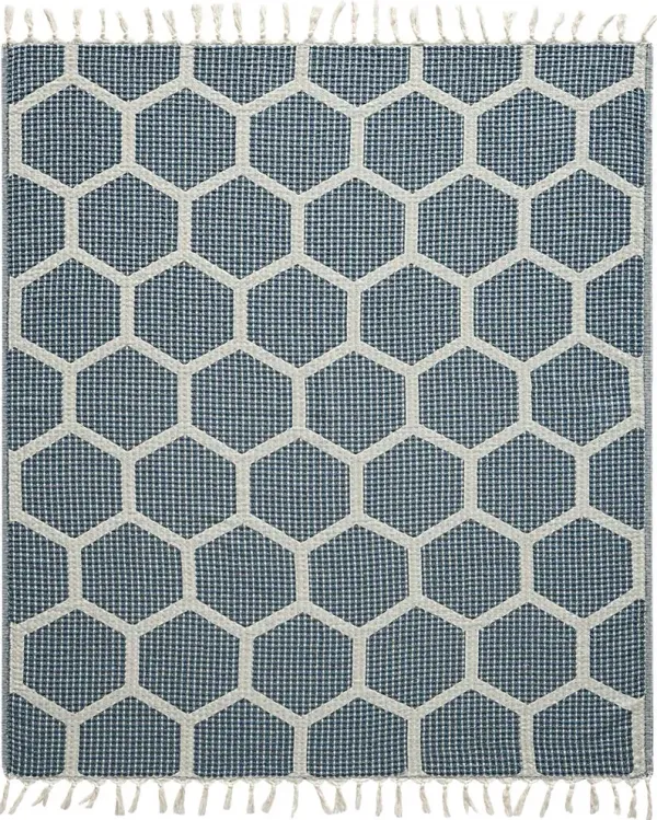 Woodgaler Blue Throw Blanket