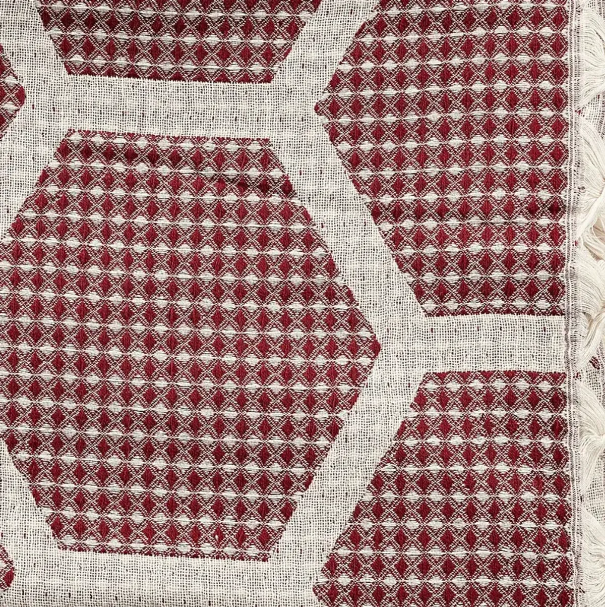 Woodgaler Red Throw Blanket