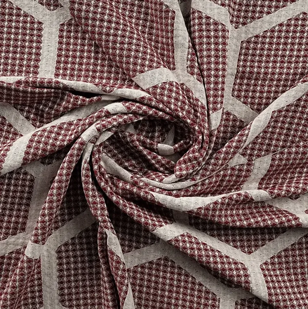 Woodgaler Red Throw Blanket