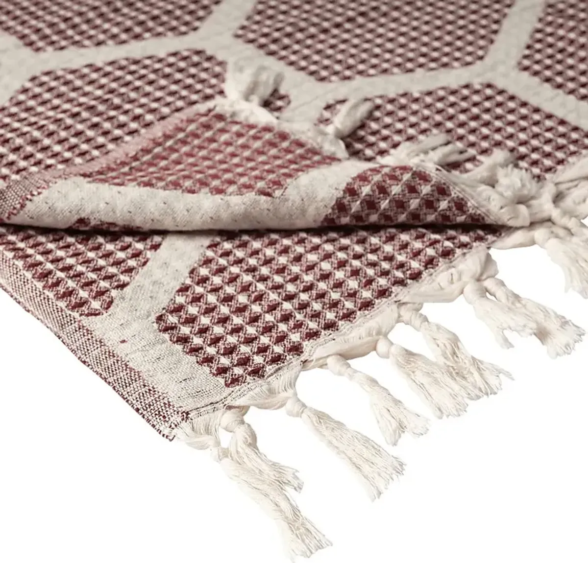 Woodgaler Red Throw Blanket