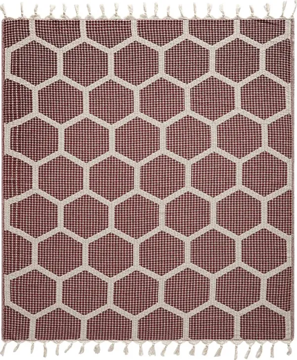Woodgaler Red Throw Blanket