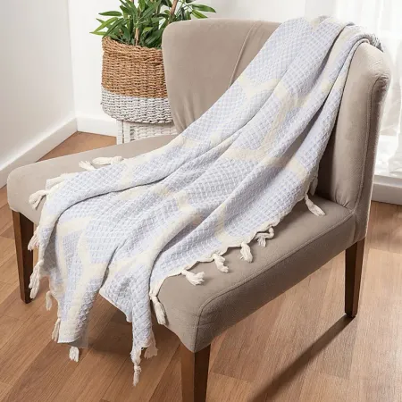 Woodgaler Lilac Throw Blanket