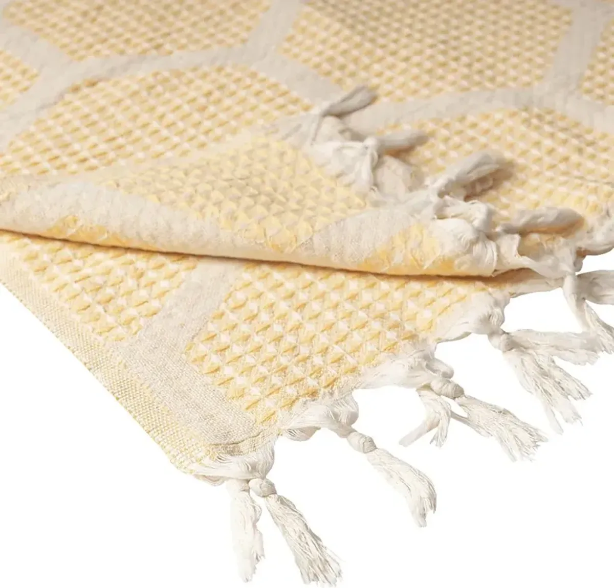 Woodgaler Yellow Throw Blanket