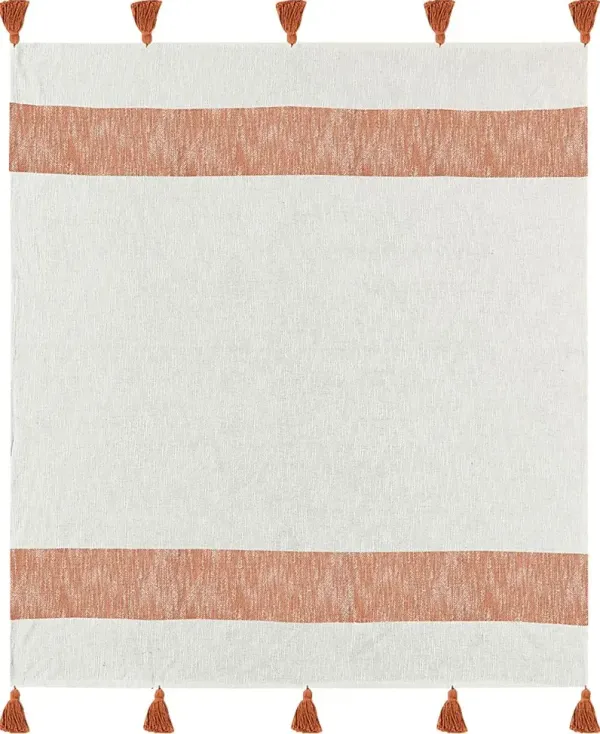 Wargol Orange Throw Blanket