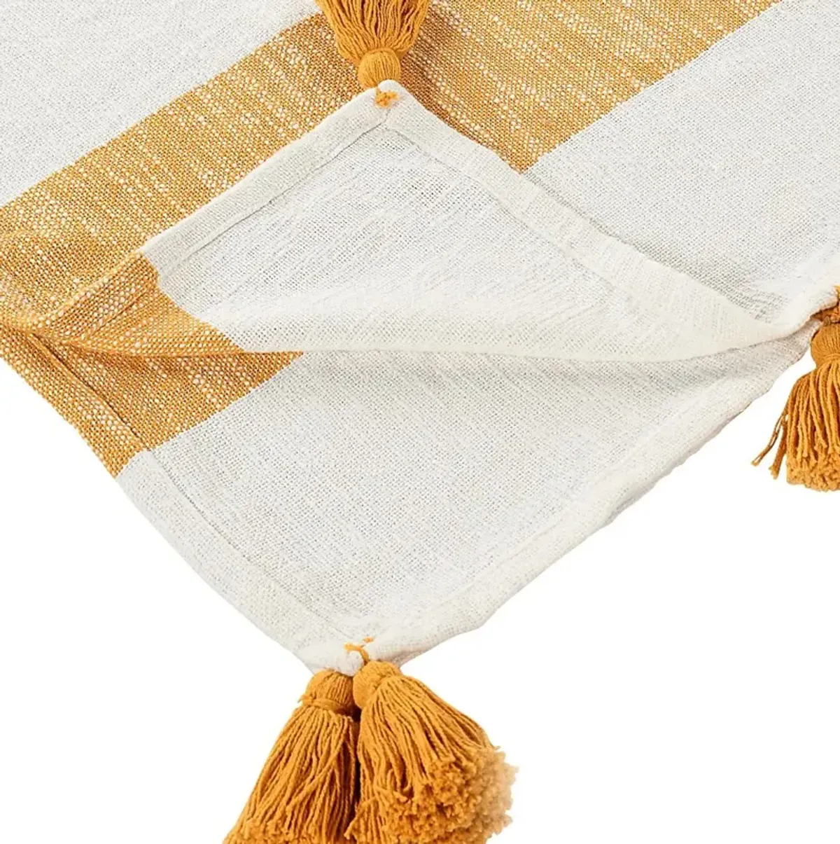 Wargol Yellow Throw Blanket