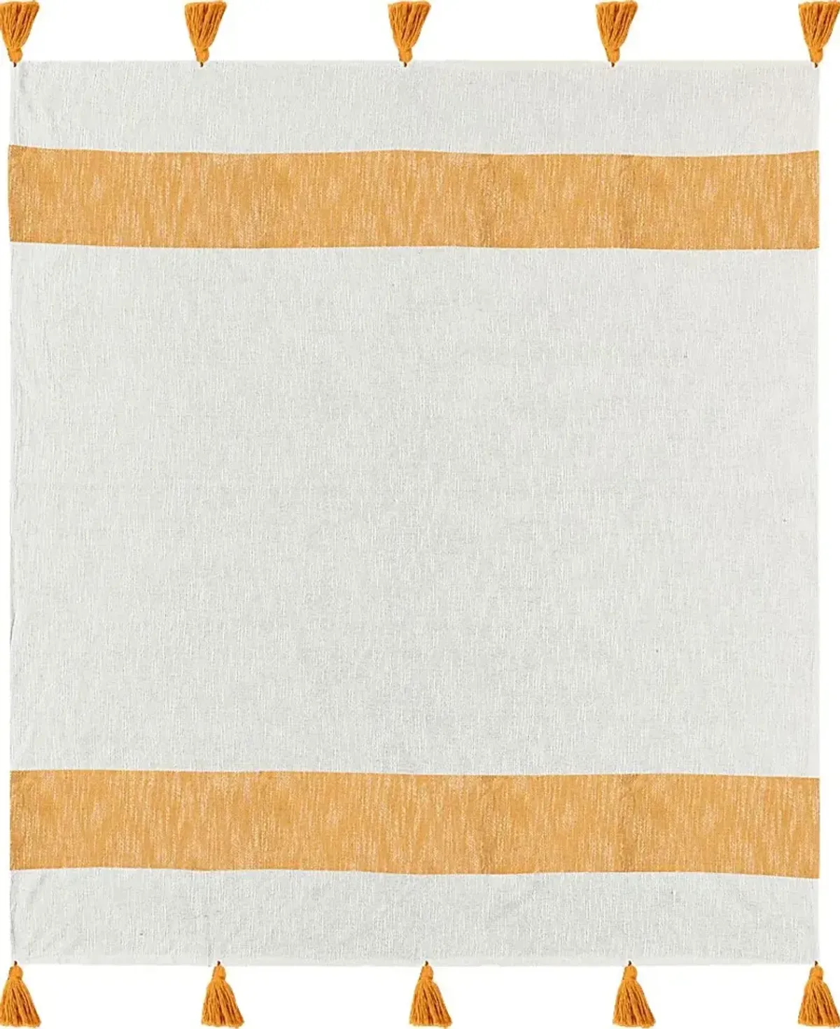 Wargol Yellow Throw Blanket