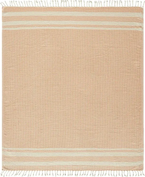 Petalwell Orange Throw Blanket