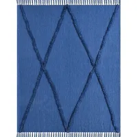 Peachwell Blue Throw Blanket