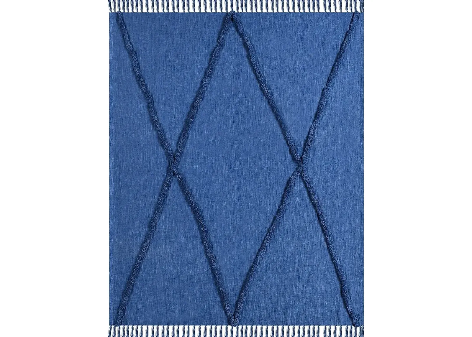 Peachwell Blue Throw Blanket